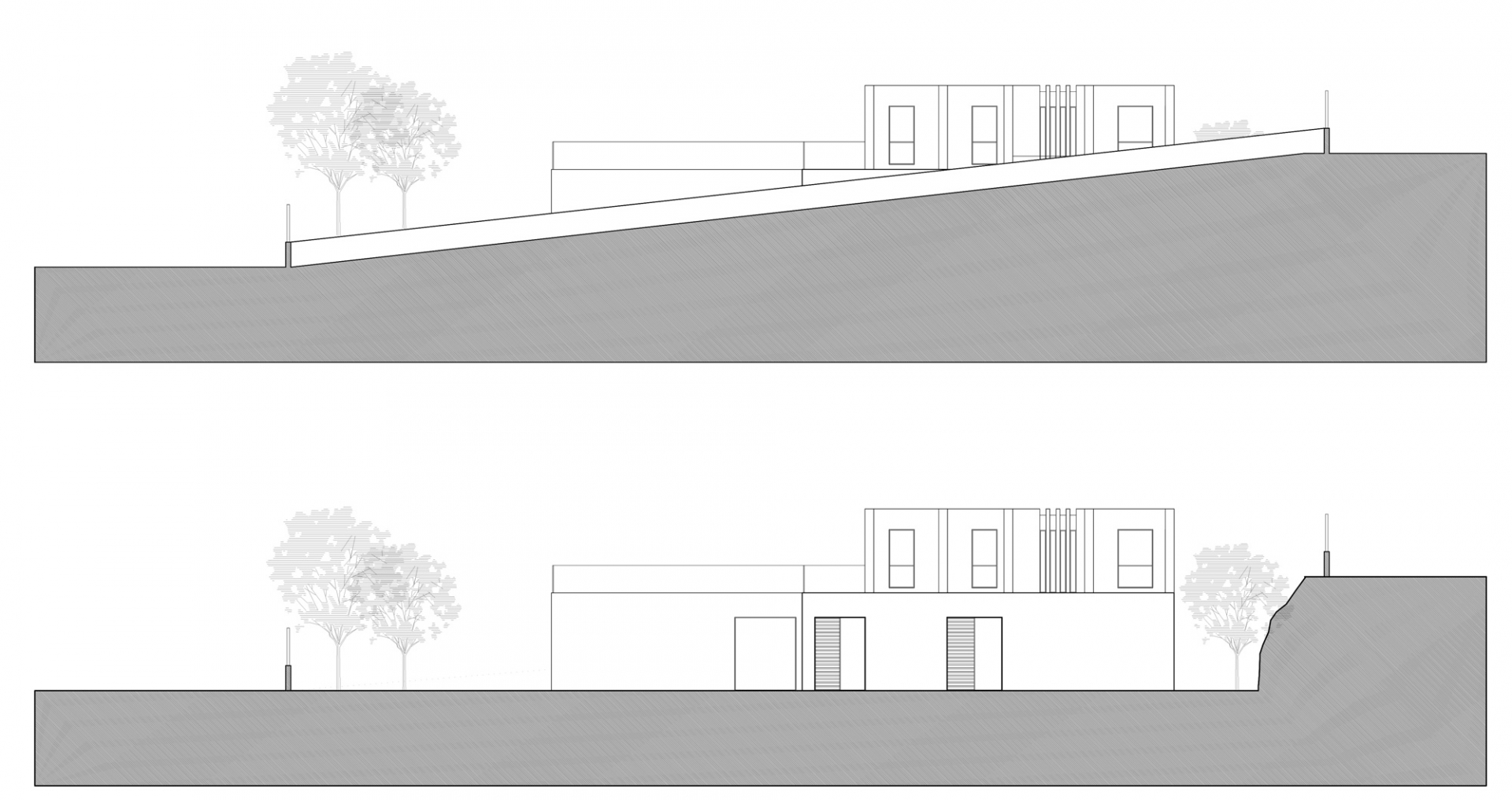 Alzado noroesta 1:150