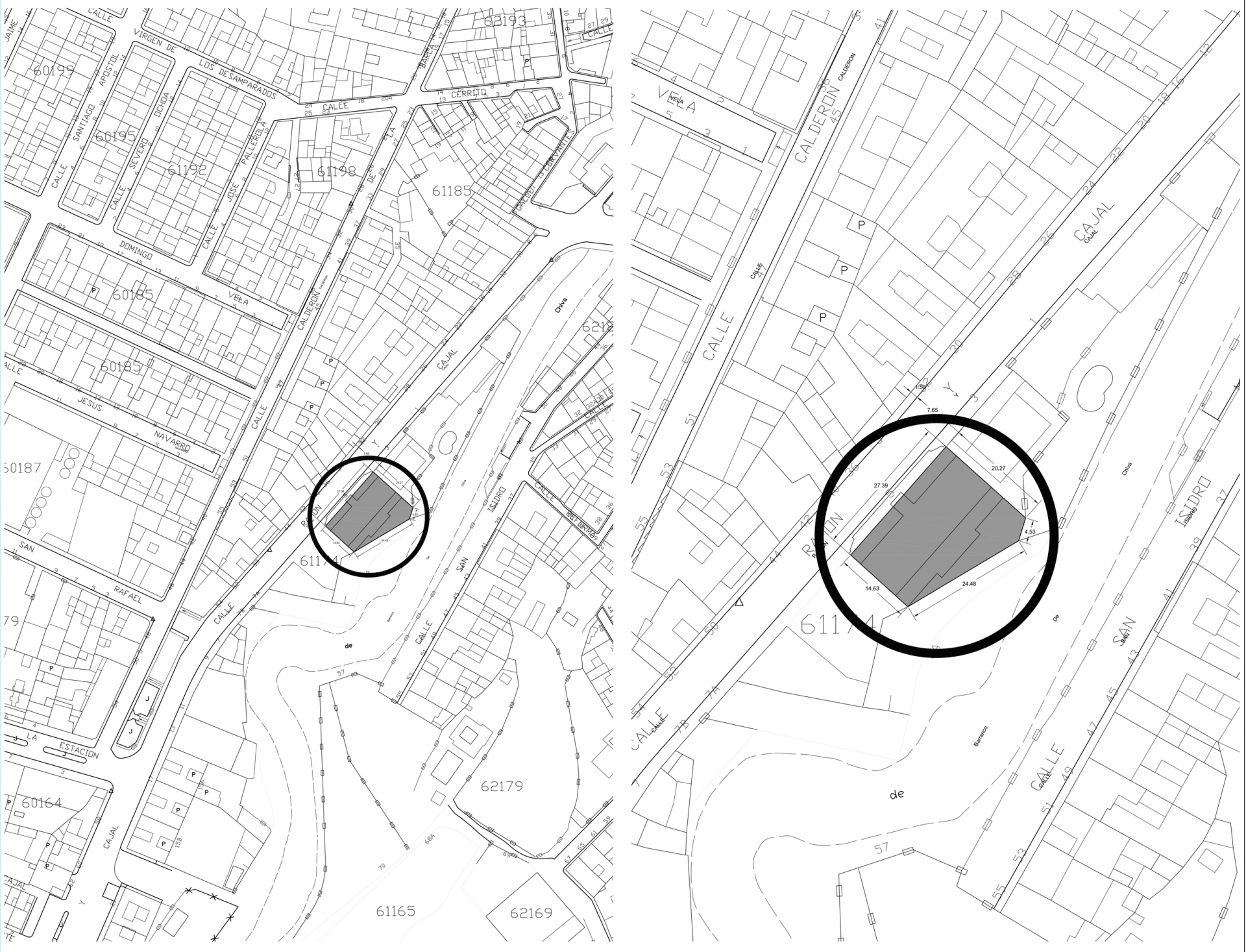 Plano situación 1:1000